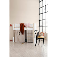 Oliver Furniture Wood Mini+ Cot Bed (With Junior Conversion Kit) - White/Oak
