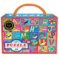 eeBoo Animal Alphabet 20 Piece Puzzle