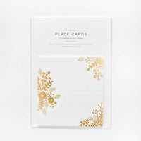 Rifle Paper Co 8 Gold Lace Place Cards