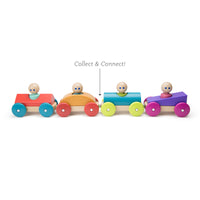 Tegu Magnetic Racers Poppy Racer Wooden Blocks