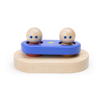 Tegu Floating Stacker Blue & Green Magnetic Wooden Blocks