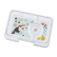 Yumbox Mini Snack Avocado Green 3 Compartment Lunch Box
