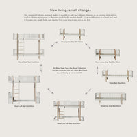 Oliver Furniture Wood Day Bed White/Oak (Pre-Order; Est. Delivery in 6-10 Weeks)