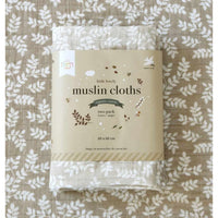 a-little-lovely-company-muslin-cloth-set-of-2-leaves-taupe-baby-nursery-allc-mulebr03-00004