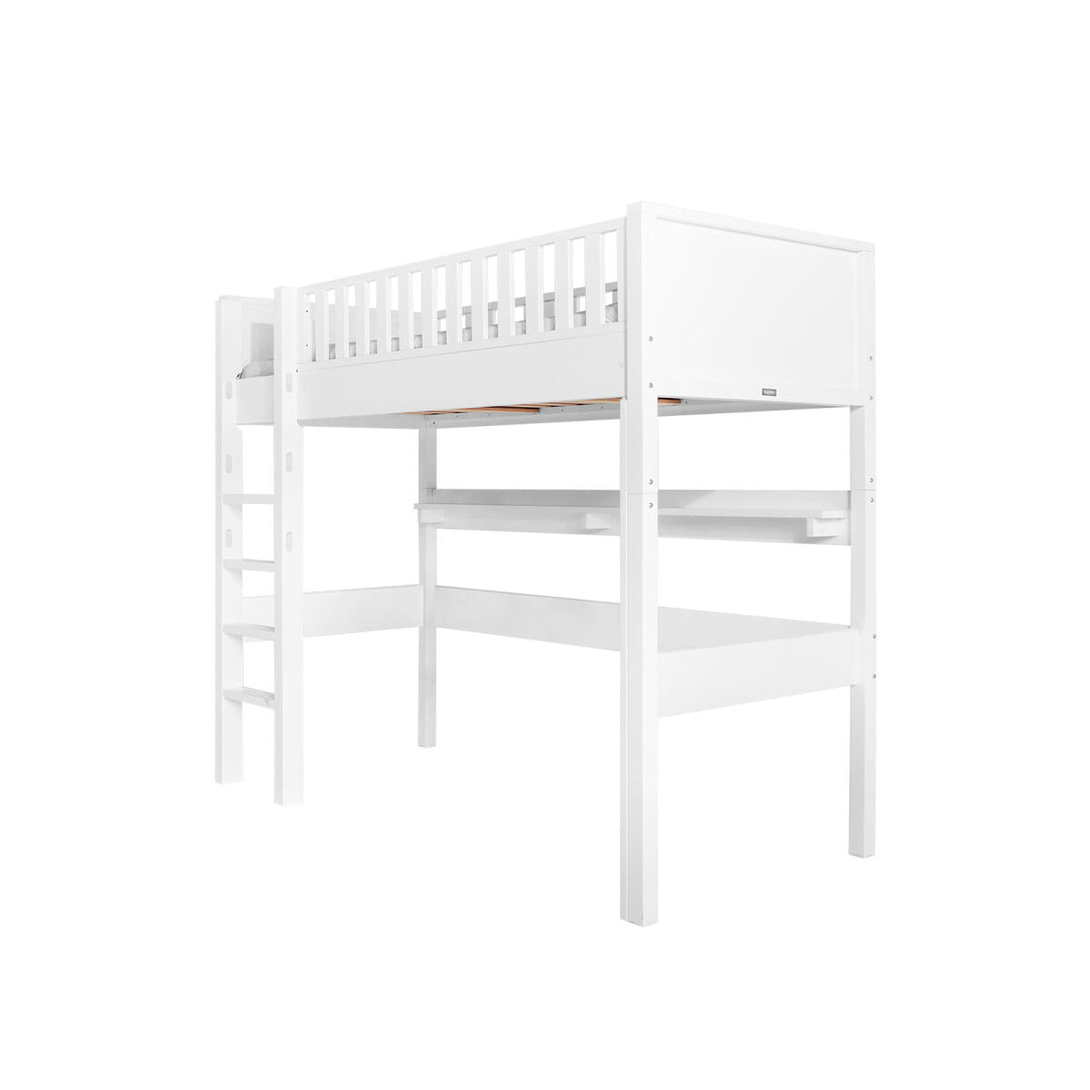 Bopita High Sleeper XL 90x200 with Straight Stairs Nordic White (PreO