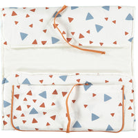 Nobodinoz Changing Pad Blue Terracotta Sparks