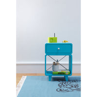 Laurette Chevet Zzz Bedside Table Mouse Grey (Pre-Order; Est. Delivery in 3-4 Months)