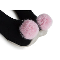 collégien-noir-pompons-rose- (2)