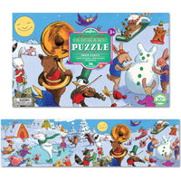 eeBoo Snow Party 36pc Long Puzzle