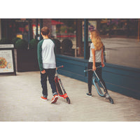 Globber Flow Foldable 125 Scooter - Black / Sky Blue (6Y+)