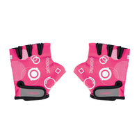 Globber Toddler Gloves - Fuchsia Shapes