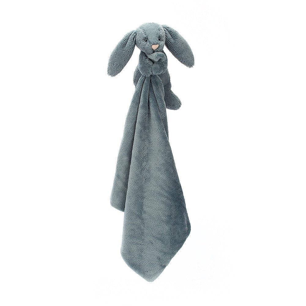 Jellycat Bashful Dusky Blue Bunny Soother - Personalisation