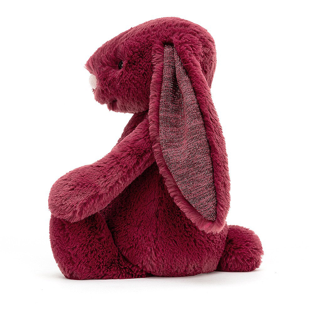 ぬいぐるみ  Sparkly Cassis Original Bunny Jellycat Bashful Sparkly Cassis Bunny - Personalisation Available
