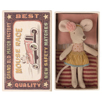 Maileg Little Sister Mouse In Matchbox