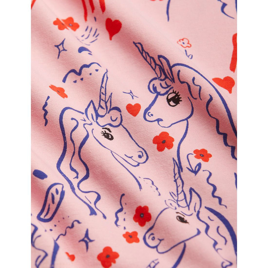 Mini Rodini Scottish Unicorn AOP Is Dress Pink – Petit Bazaar