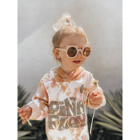 my little sunnies round bear sunglasses soft pink matte myls-roundbear-sp-4