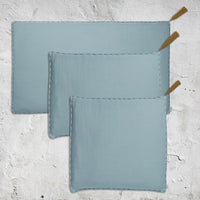 Numero 74 Cushion Cover Plain With Padding Cushion Sweet Blue