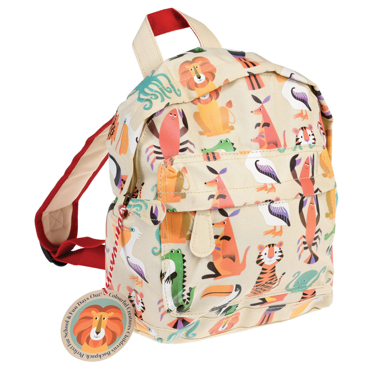 Rex Colourful Creatures Mini Backpack – Petit Bazaar display picture 1