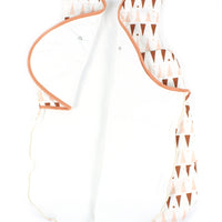 Nobodinoz Sleeping Bag Pink Terracotta Triangles