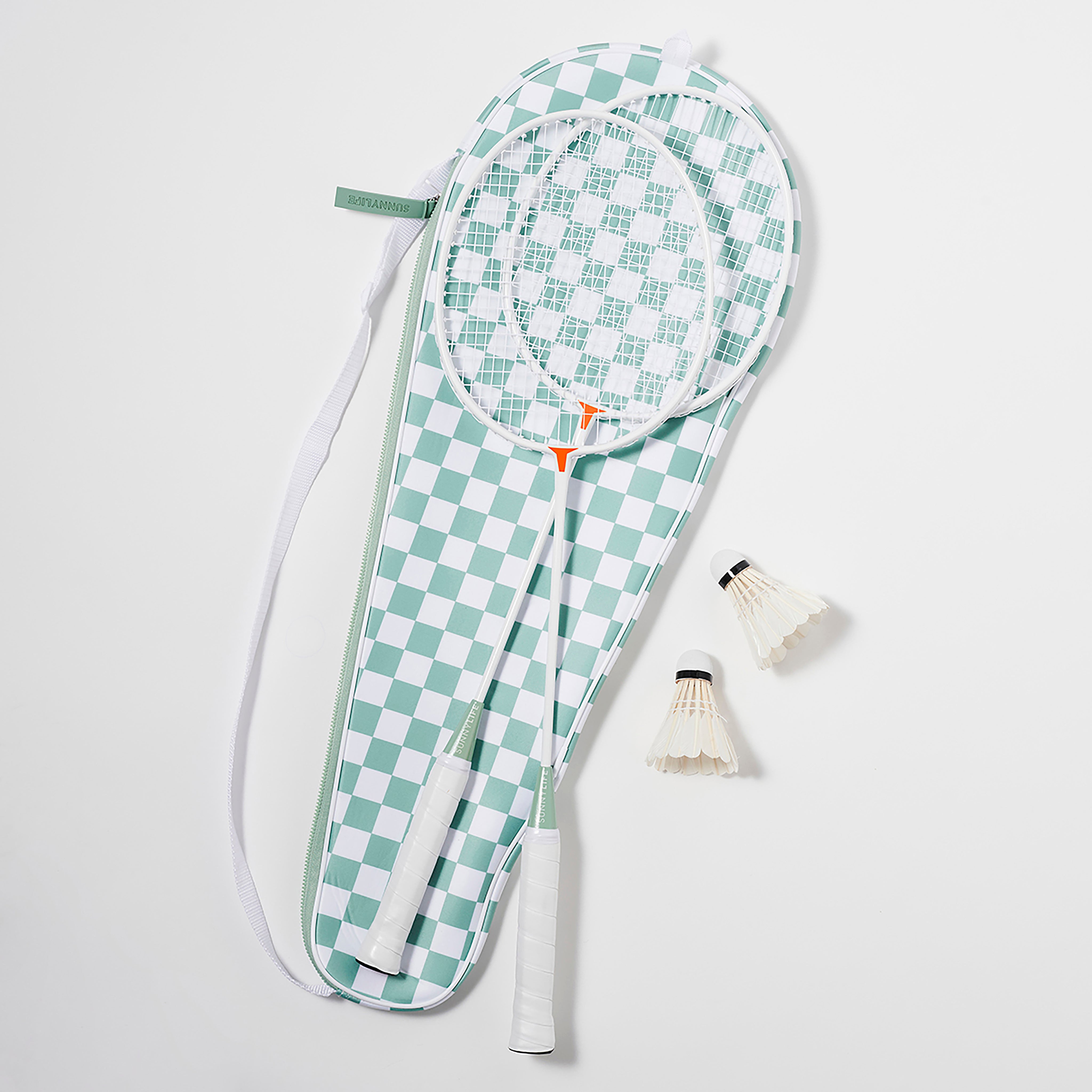 SUNNYLIFE Badminton Set Checkerboard SUNNYLIFE Badminton Set Checkerboard