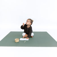 Toddlekind Classic Playmat 拼圖式兒童安全遊戲地墊 - Moss 131x131cm - 9片地墊及12條收邊條