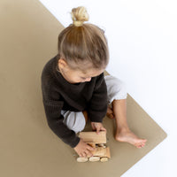 Toddlekind Classic Playmat 拼圖式兒童安全遊戲地墊 - Sandstone 131x131cm - 9片地墊及12條收邊條