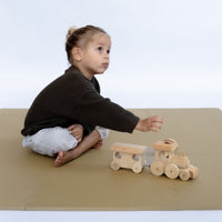 Toddlekind Classic Playmat 拼圖式兒童安全遊戲地墊 - Sandstone 131x131cm - 9片地墊及12條收邊條