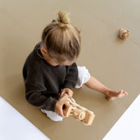 Toddlekind Classic Playmat 拼圖式兒童安全遊戲地墊 - Sandstone 131x131cm - 9片地墊及12條收邊條
