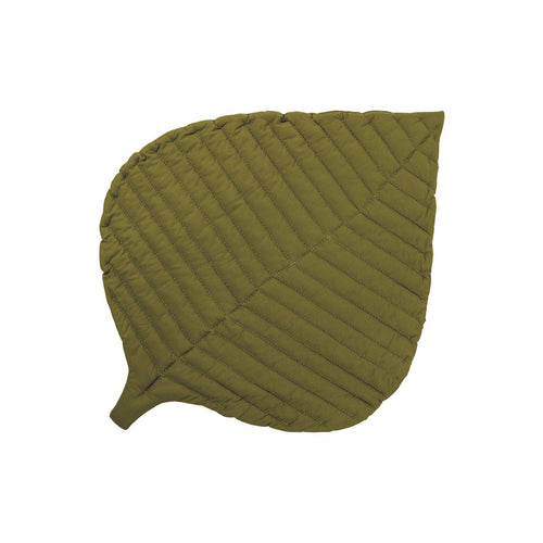 Toddlekind Organic Cotton Leaf Mat - Sand Castle - 128x96cm