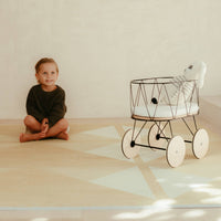 Toddlekind Prettier Puzzle Playmat Kyte Wheat 120x180cm - 6 Tiles & 12 Edging Borders