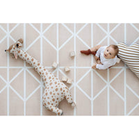 Toddlekind Prettier Puzzle Playmat Nordic Clay 120x180cm - 6 Tiles & 12 Edging Borders
