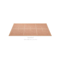 Toddlekind Prettier Playmat 兒童安全遊戲地墊 - Linear Camel 120x180cm - 6片地墊及12條收邊條