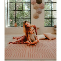 Toddlekind Prettier Playmat 兒童安全遊戲地墊 - Linear Camel 120x180cm - 6片地墊及12條收邊條