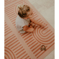 Toddlekind Prettier Playmat 兒童安全遊戲地墊 - Linear Camel 120x180cm - 6片地墊及12條收邊條