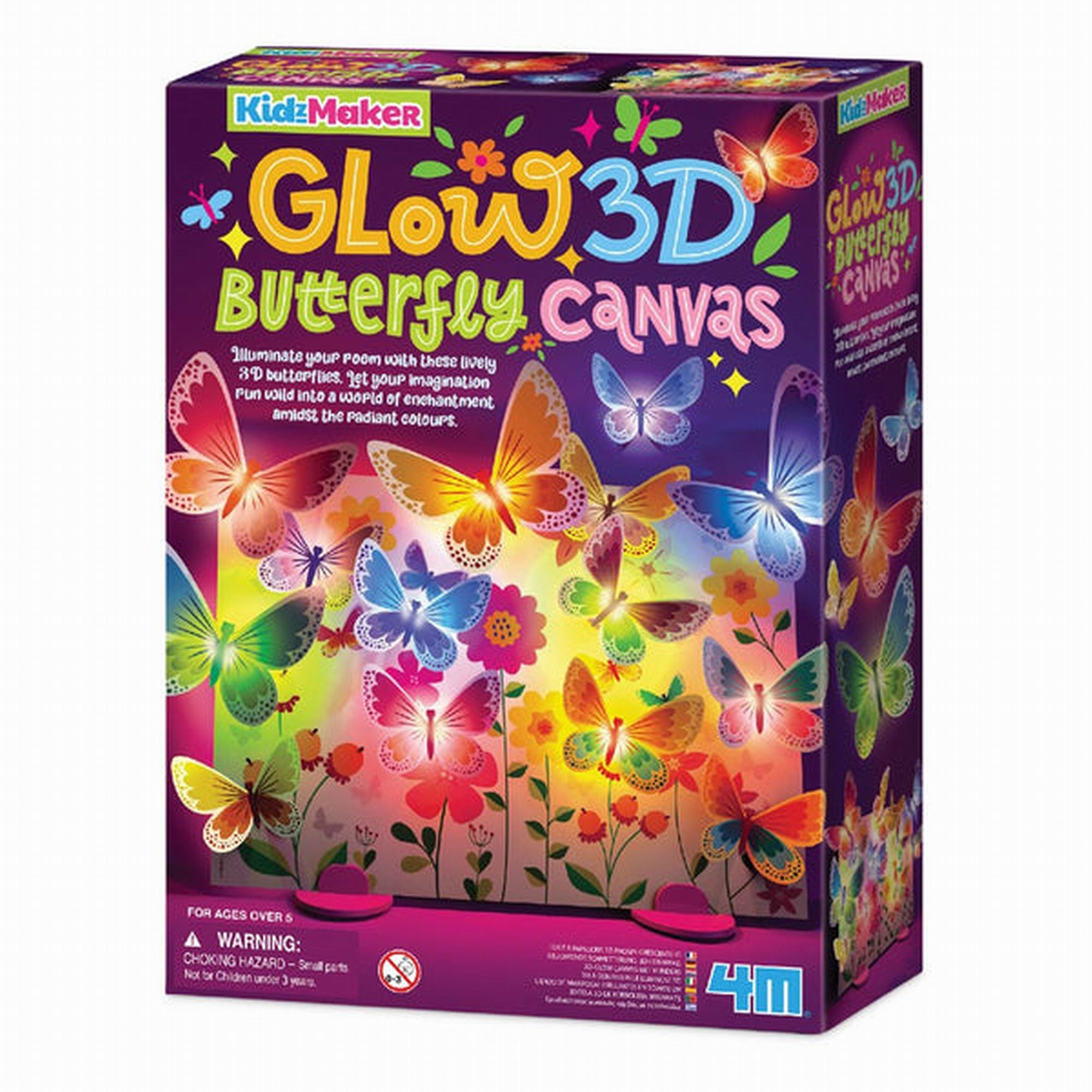4m-kidzmaker-glow-3d-butterfly-canvas-play-toy-4m-4796-02