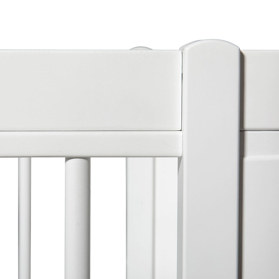 Oliver Furniture Wood Mini+ Cot Bed (Without Junior Conversion Kit) - White (Pre-Order; Est. Delivery in 6-10 Weeks)