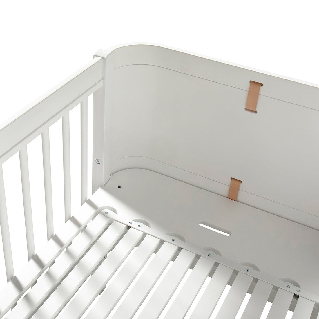 Oliver Furniture Wood Mini+ Cot Bed (Without Junior Conversion Kit) - White (Pre-Order; Est. Delivery in 6-10 Weeks)