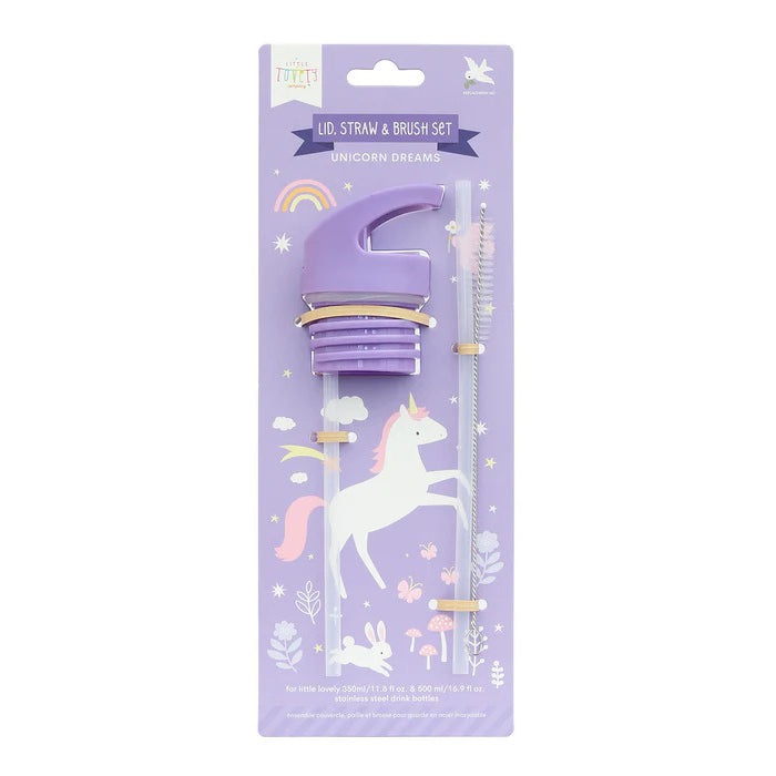 a-little-lovely-company-lid-straw-&-brush-set-unicorn-dreams-allc-dbssre83
