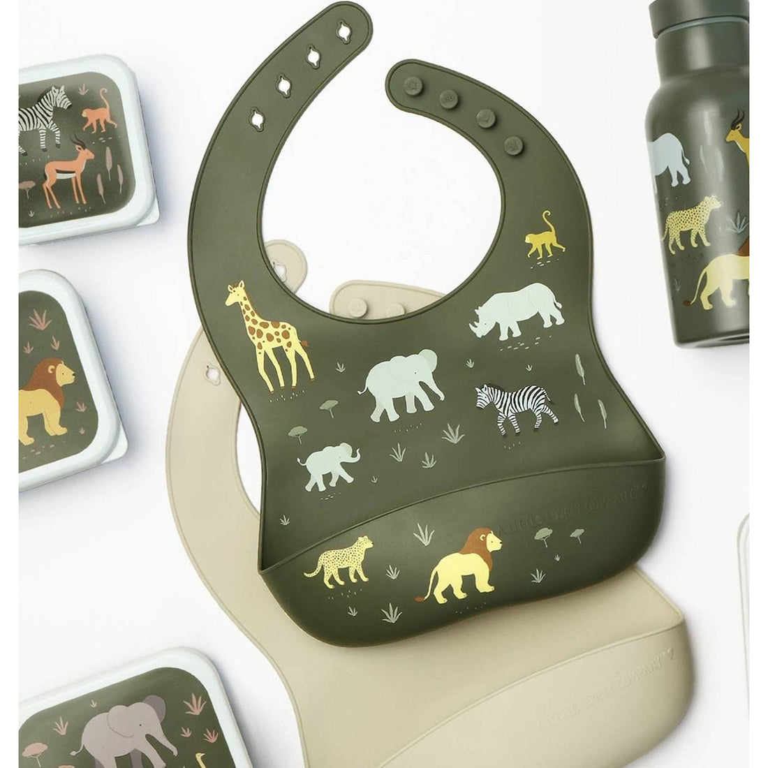 a-little-lovely-company-silicone-bibs-set-of-2-savanna-allc-sbsagr06