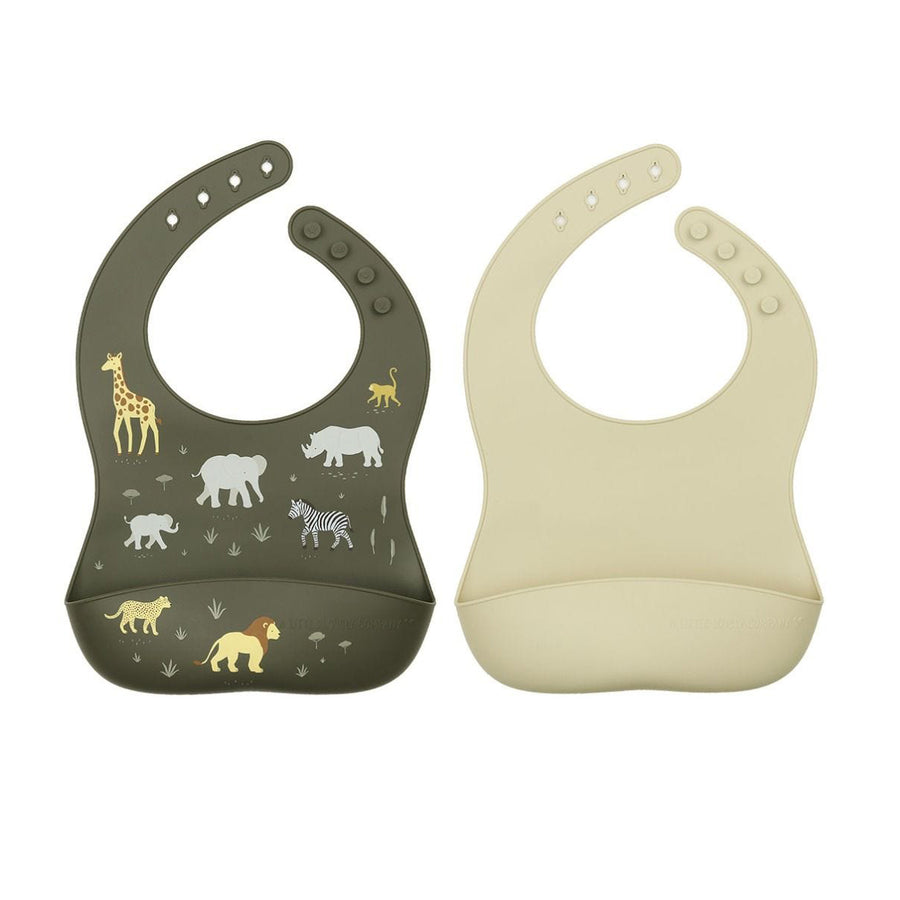 a-little-lovely-company-silicone-bibs-set-of-2-savanna-allc-sbsagr06