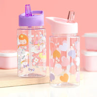 A Little Lovely Company Water Bottle: Hearts