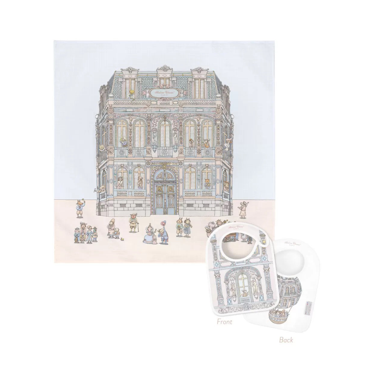 atelier-choux-advent-calendar-2-muslin-reversible-bib-toile-de-jouy-lapin-stationary-set-key-ring-cake-toppers-atel-1211134