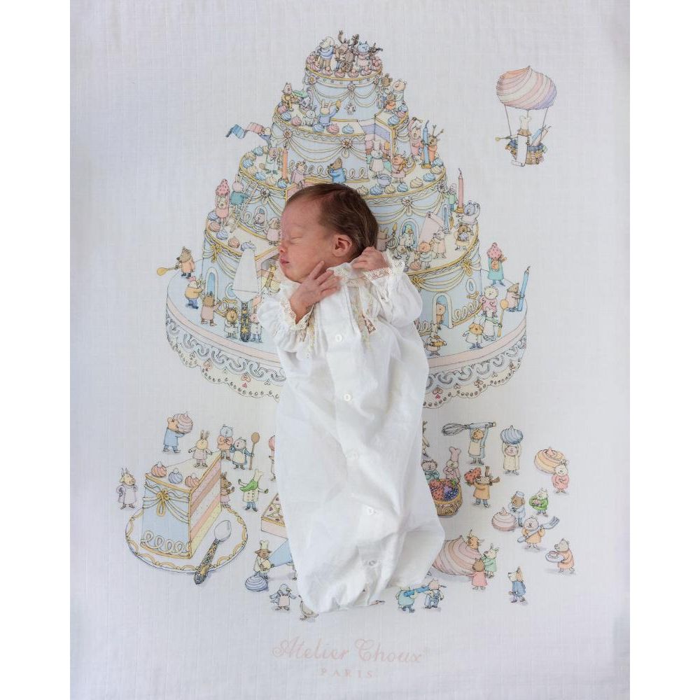 Atelier Choux Muslin Le Gateau 100x100cm