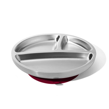 avanchy-stainless-steel-suction-toddler-plate-magenta-avan-ssbplm
