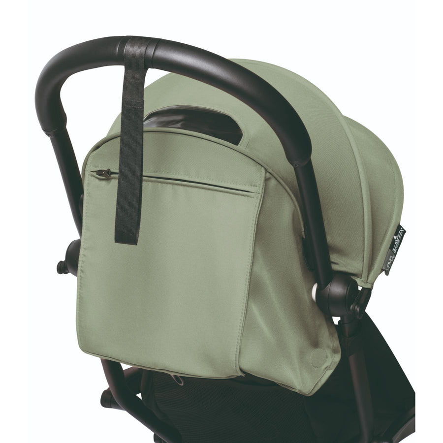 BABYZEN YOYO² 0+ 6+ Baby Stroller Complete Set - Black Frame with Olive 0+ Newborn Pack & 6+ Color Pack