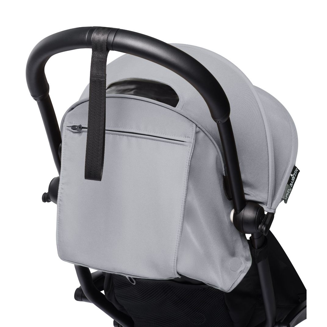 BABYZEN YOYO² 6+ Baby Stroller Set - White Frame with Stone 6+ Color Pack