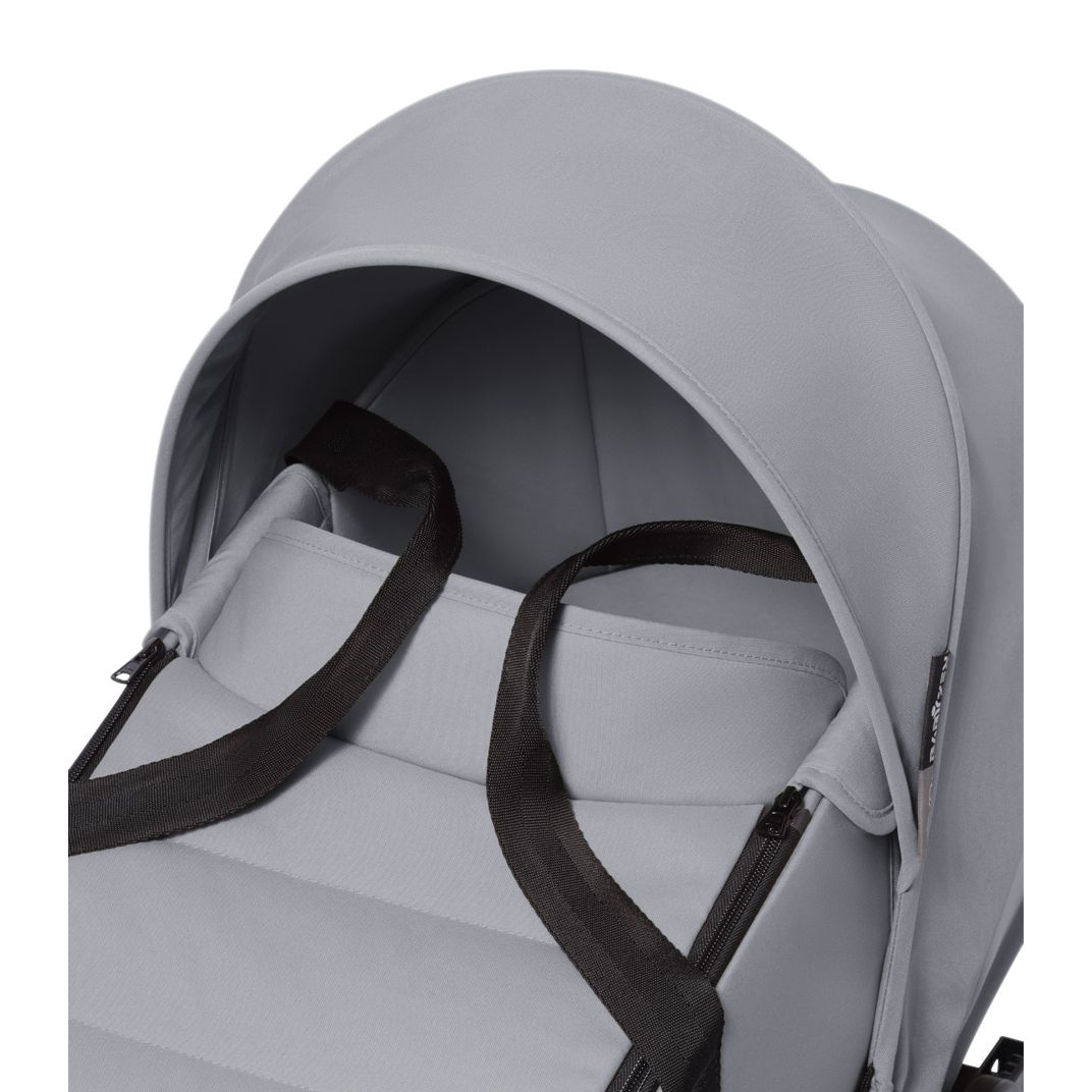 BABYZEN YOYO² Bassinet 6+ Baby Stroller Complete Set - White Frame with Stone Bassinet & 6+ Color Pack