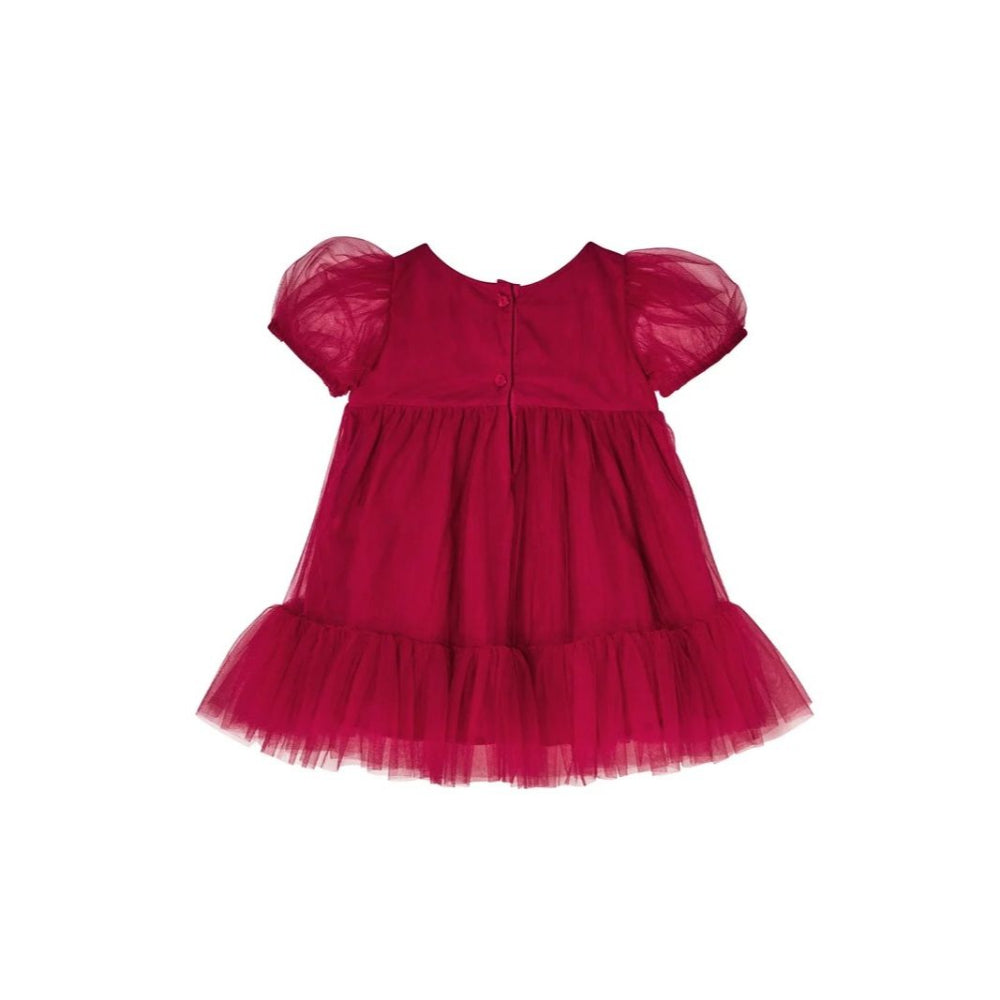 Tutu du Monde Bebe Merry More Tulle Dress - Crimson