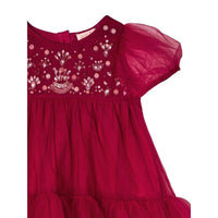 Tutu du Monde Bebe Merry More Tulle Dress - Crimson