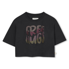 Billieblush Short Sleeves Tee-Shirt - Dark Grey